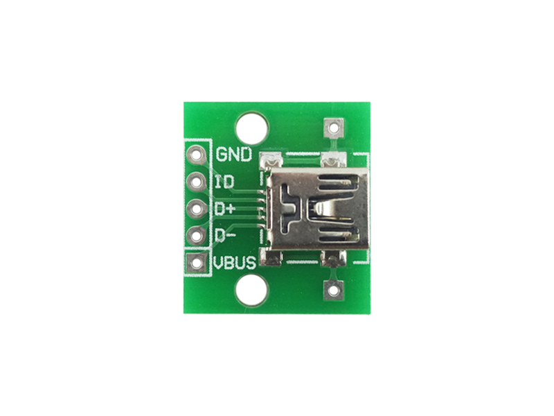 Mini USB-(Mini-A) Female PCB Board - Image 3